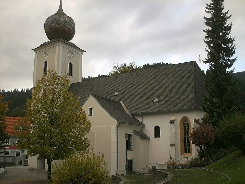 Image: Veleius · CC BY-SA 3.0 AT Filialkirche Sankt Jakob in der Breitenau