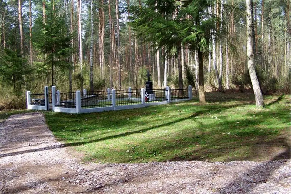 cimetière boisé de Jeziorko