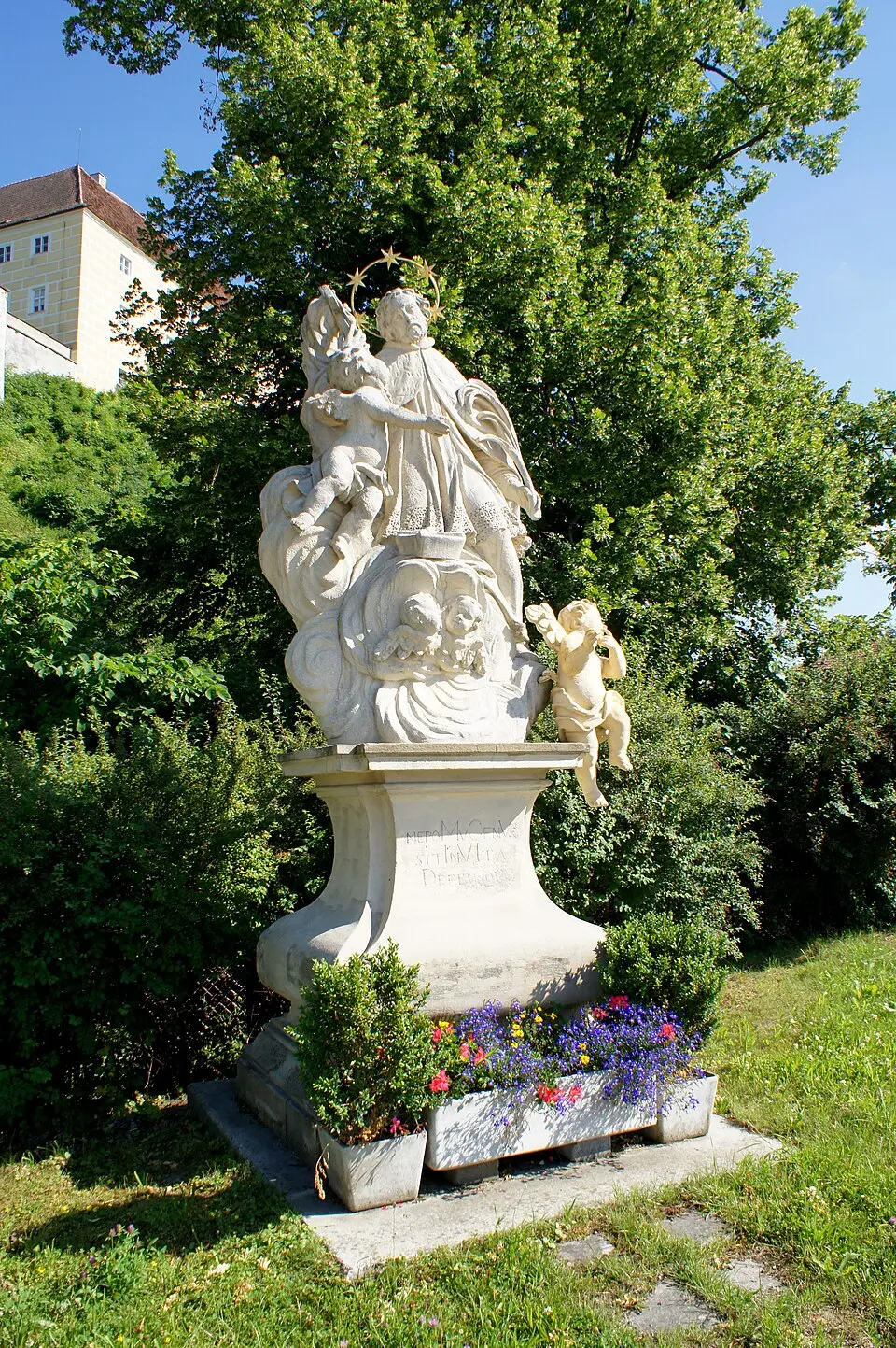 Image: AleXXw · CC BY-SA 3.0 AT Figurenbildstock hl. Johannes Nepomuk