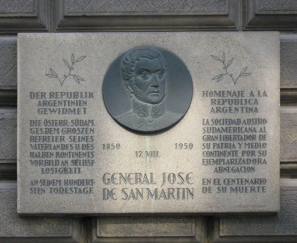 Gedenktafel José de San Martin