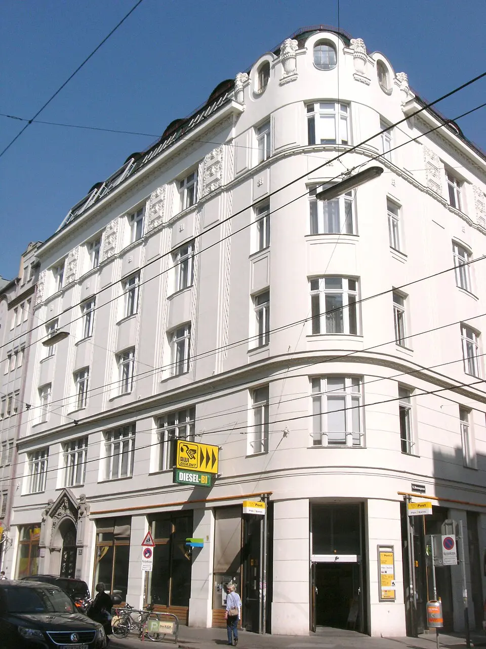 Wohn- und Geschäftshaus, Miethaus, Postamt