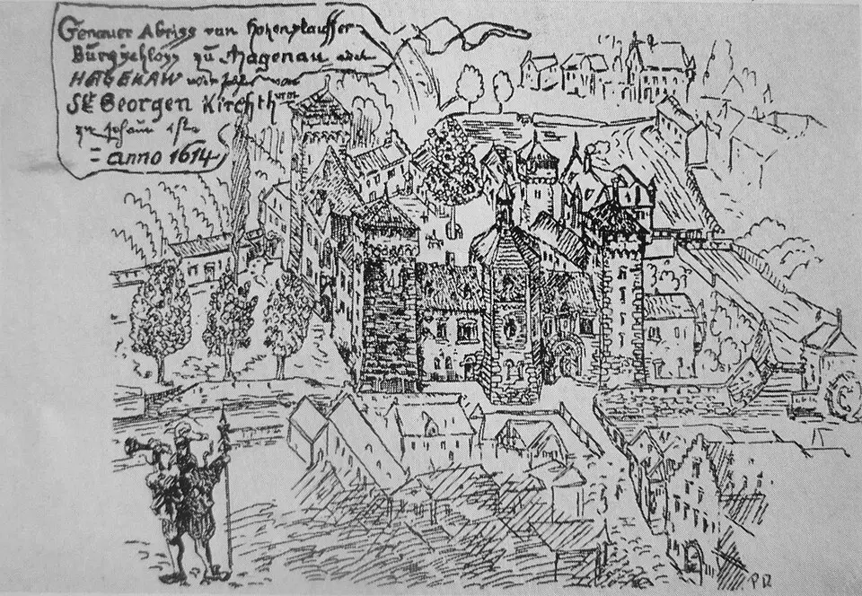 château impérial de Haguenau