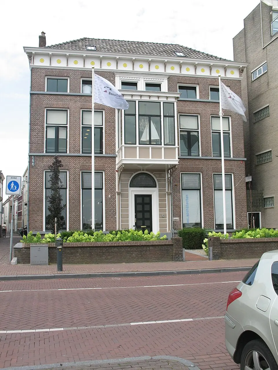 Restanten van de middeleeuwse stadsmuur