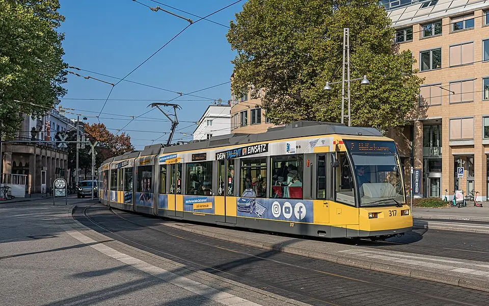 tramvajsko omrežje v Karlsruheju