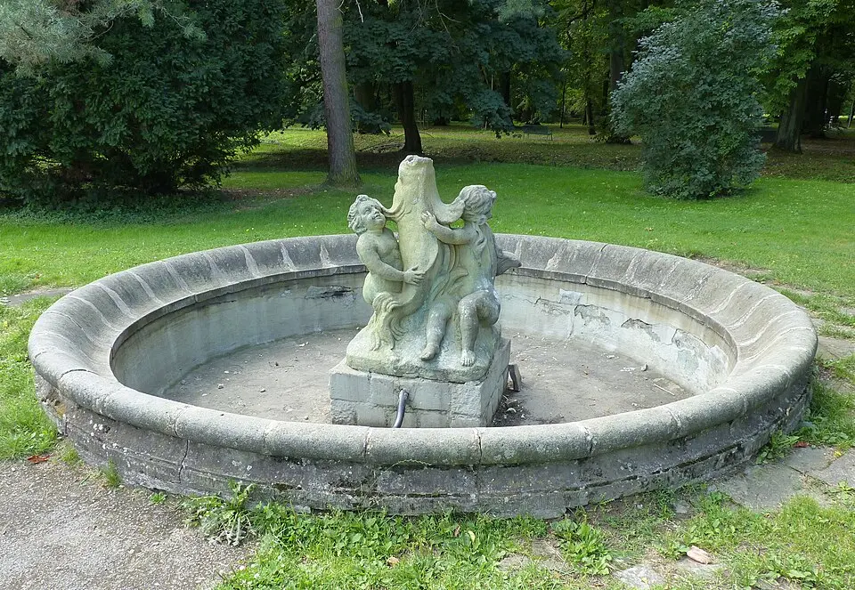 Fontána v parku Boženy Němcové