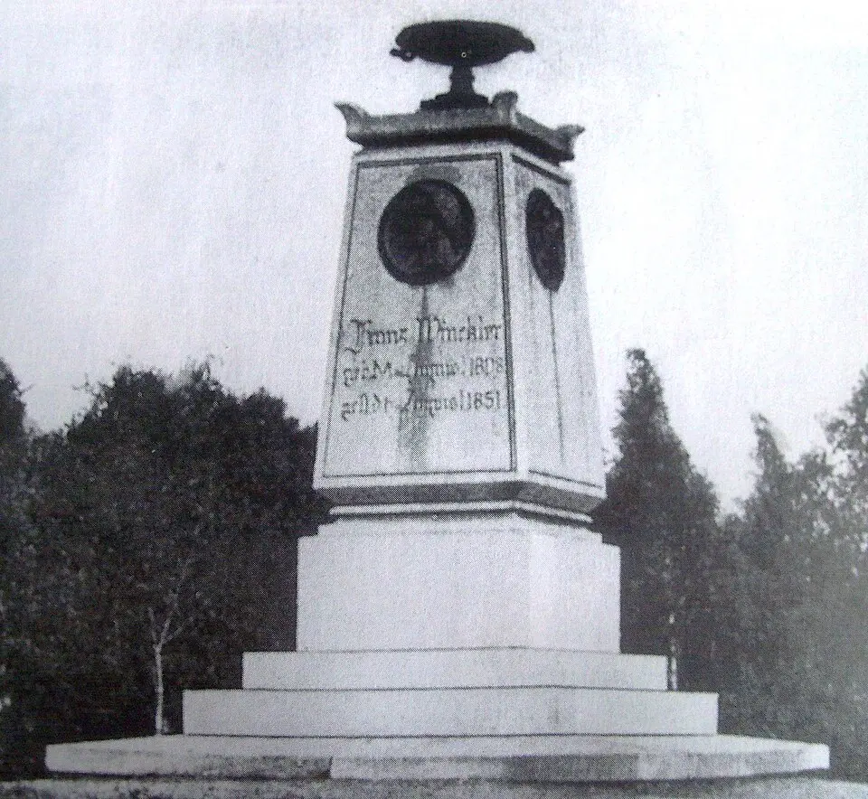 pomnik Franza von Wincklera w Katowicach