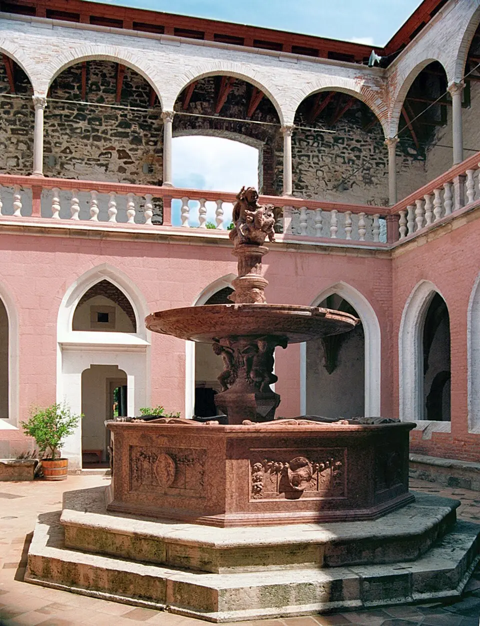 Hercules Fountain in Visegrád