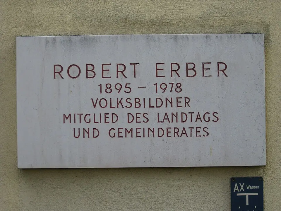 Gedenktafel für Robert Erber