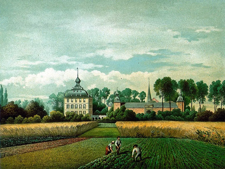 Bild: Alexander Duncker · Public domain Burg Kendenich