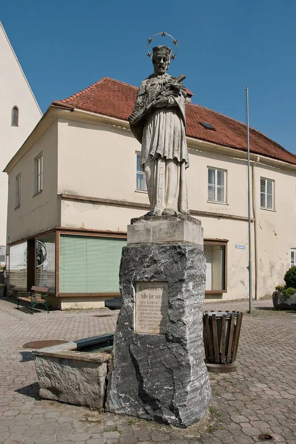 Figurenbildstock, hl. Johannes Nepomuk