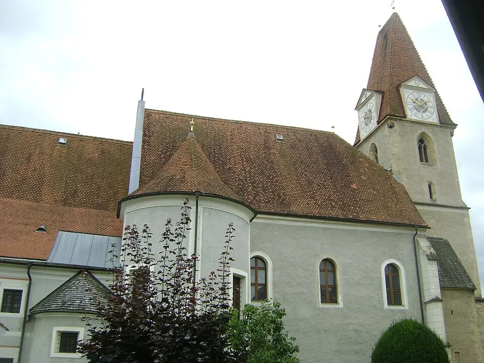 Bild: Sebastian Pfeifer, Sebastian. Original uploader was Sebastian1996 at de.wikipedia · CC BY-SA 3.0 Pfarrkirche Krieglach