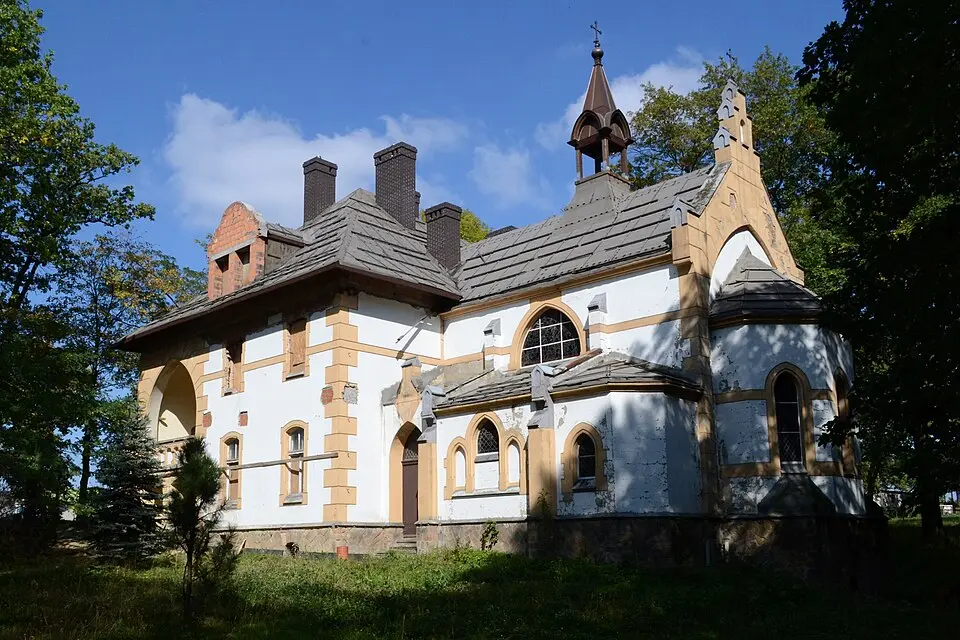 Kaplica z klasztorkiem (ob. dom rekolekcyjny) w Wodzisławiu Śląskim - Kokoszycach