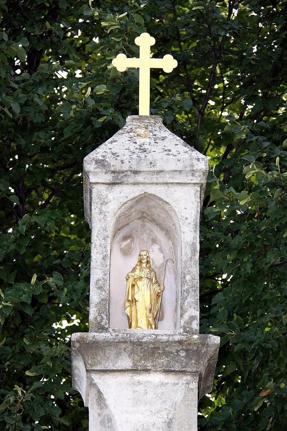 Bildstock, sogenannter "Guter Hirte"/Schneiderkreuz
