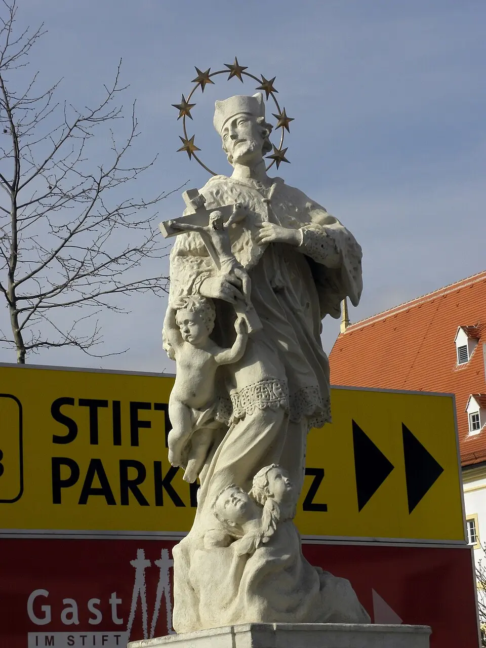 Figurenbildstock hl. Johannes Nepomuk
