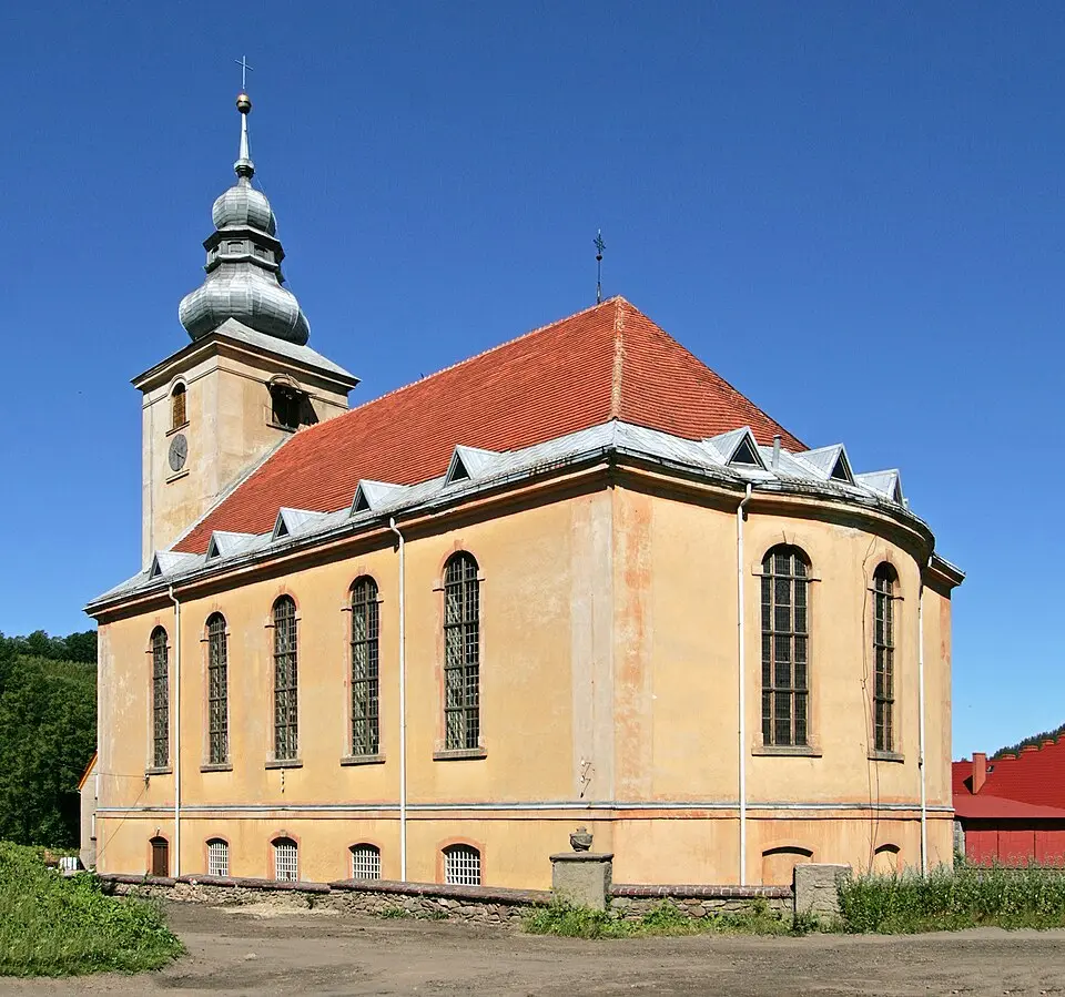 Kościół ewangelicki, ob. paraf. rzym.-kat. św. Jadwigi