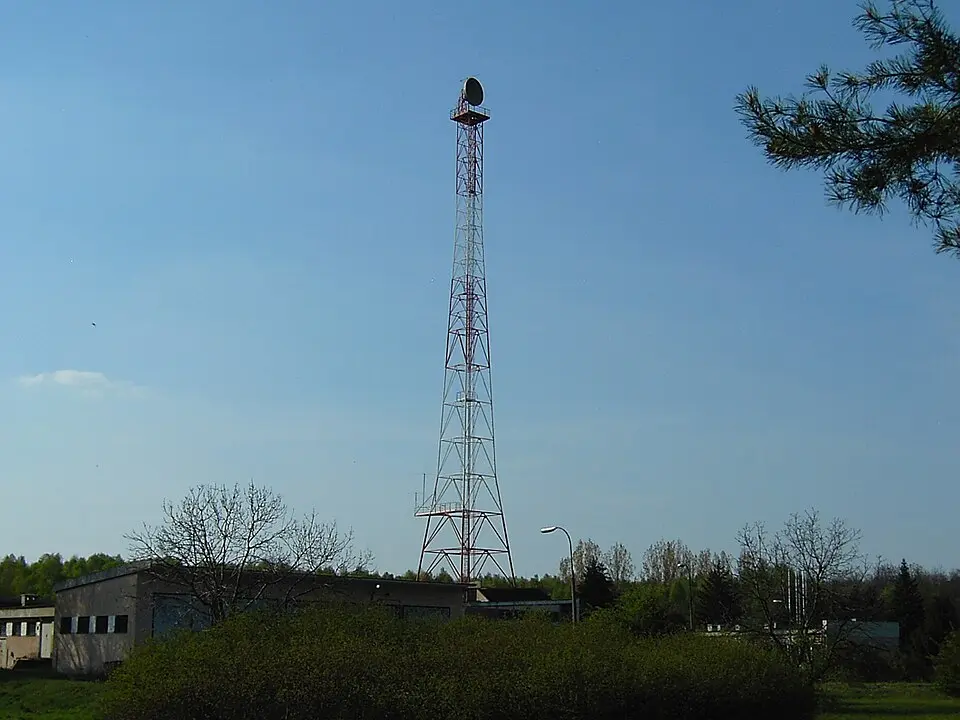 Maszt radiolinii w Konstantynowie