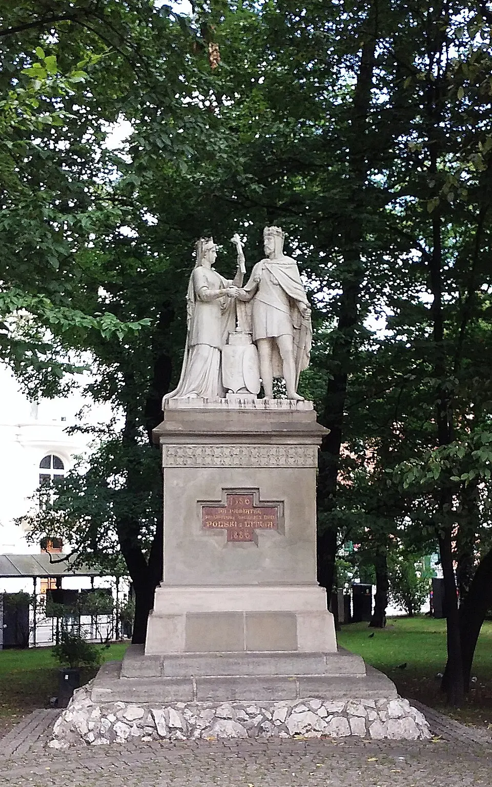 Pomnik Jadwigi i Jagiełły w Krakowie