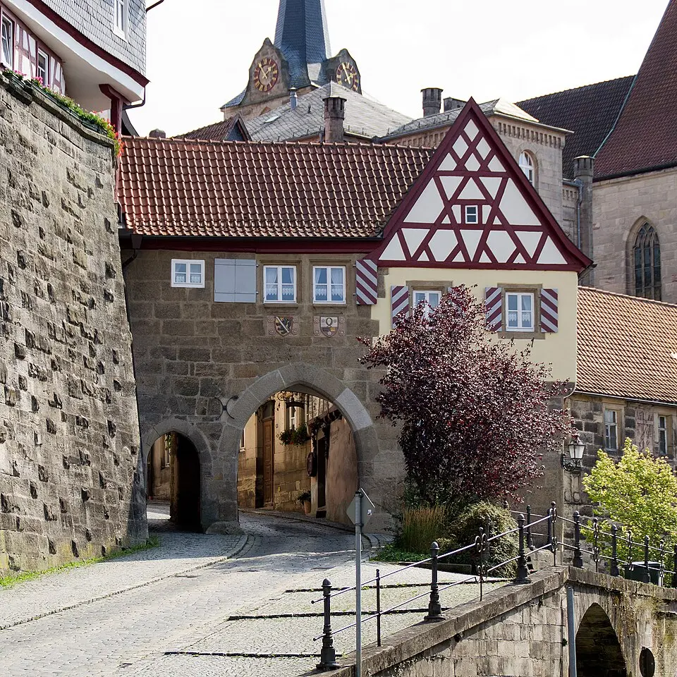 Image: Tors · CC0 Stadttor Melchior-Otto-Platz 13 in Kronach (D-4-76-145-1#2)