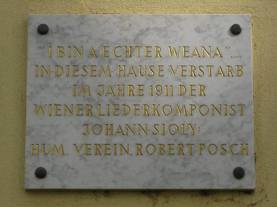 Gedenktafel Johann Sioly