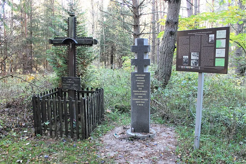 Kumpikų partizano Kazimiero Kontrimo žuvimo vieta