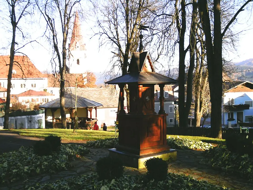 Musikpavillon und Wetterhäuschen im Kurpark