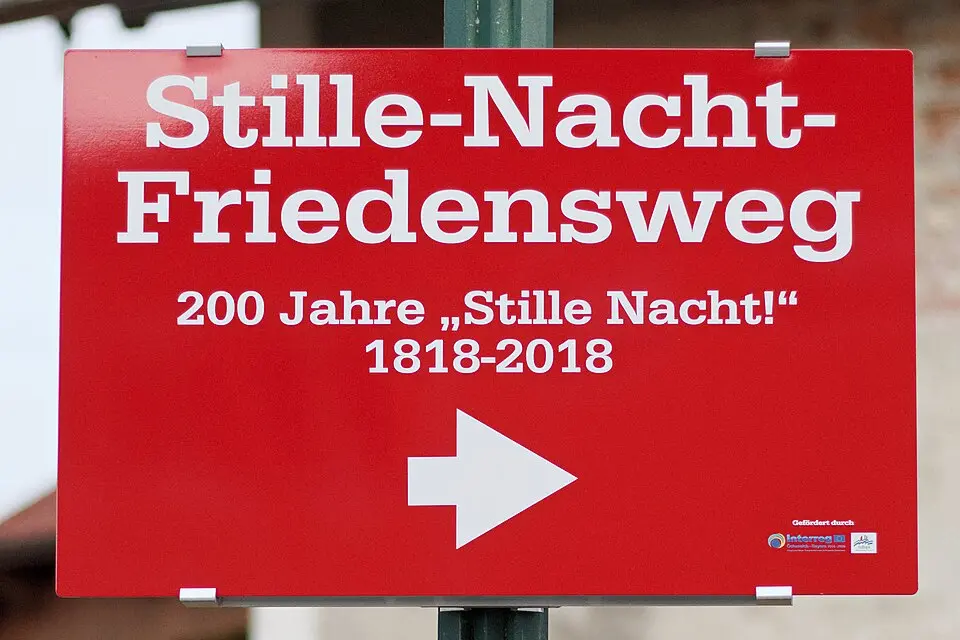 Slika: Ewald Ehtreiber · CC BY-SA 4.0 Stille-Nacht-Friedensweg
