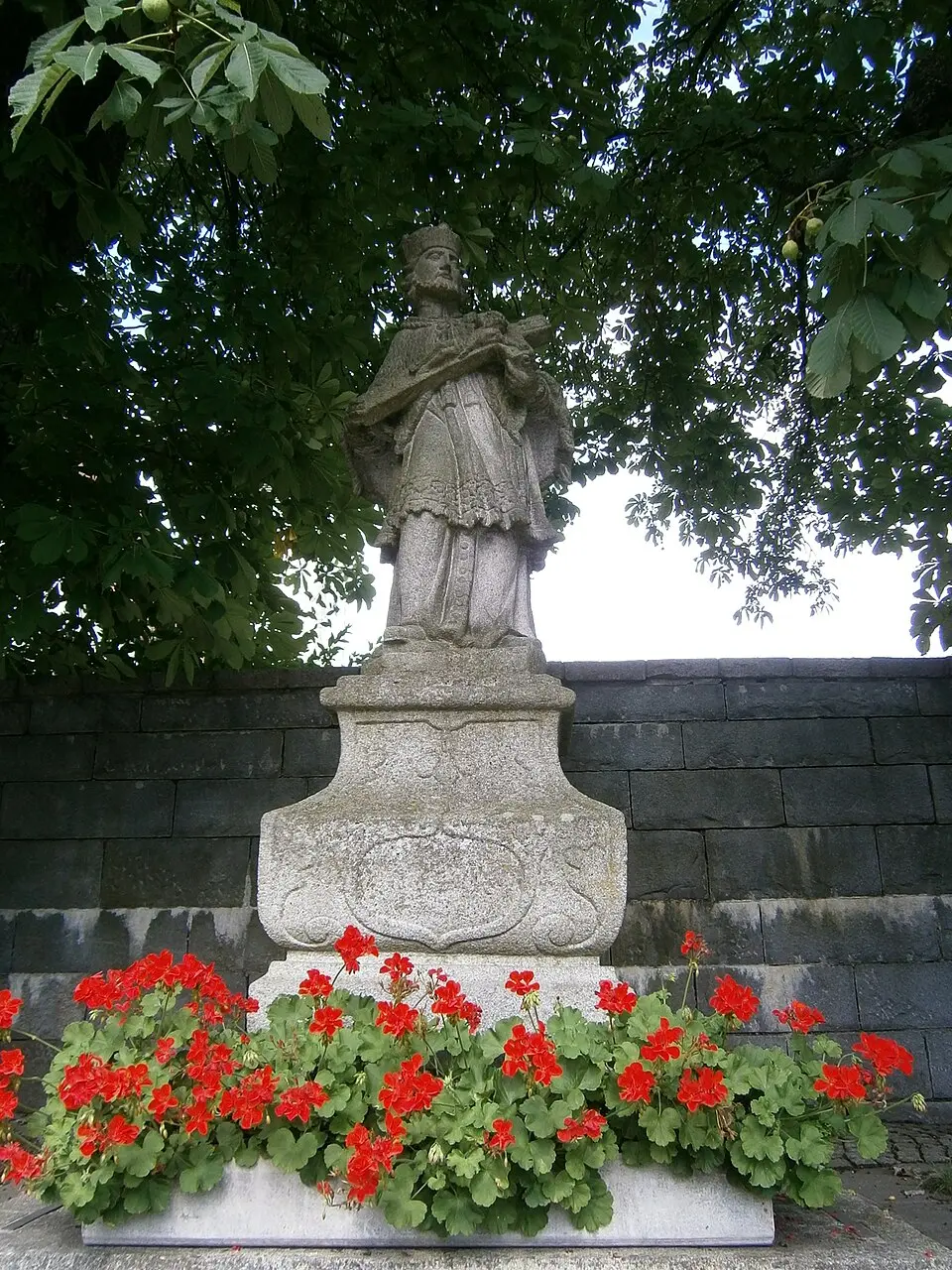 Figurenbildstock Hl. Johannes Nepomuk