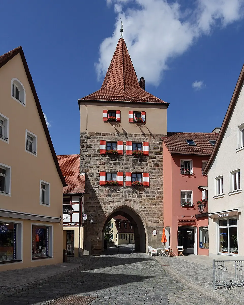 Slika: Howwi · CC BY-SA 3.0 Hersbrucker Tor (Lauf an der Pegnitz)