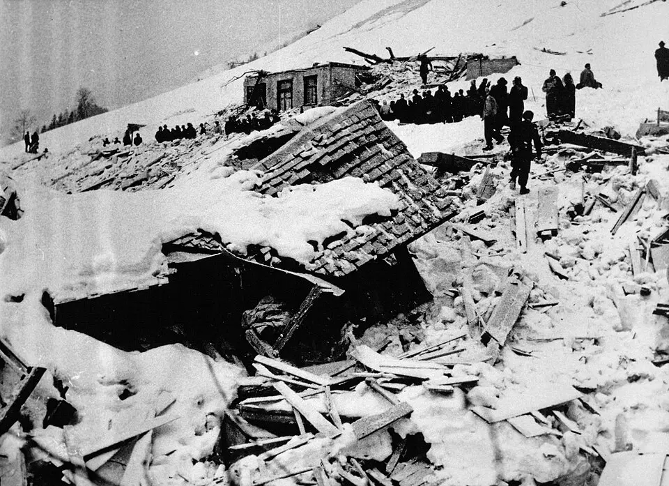 Lawinenkatastrophe von 1954 in Vorarlberg