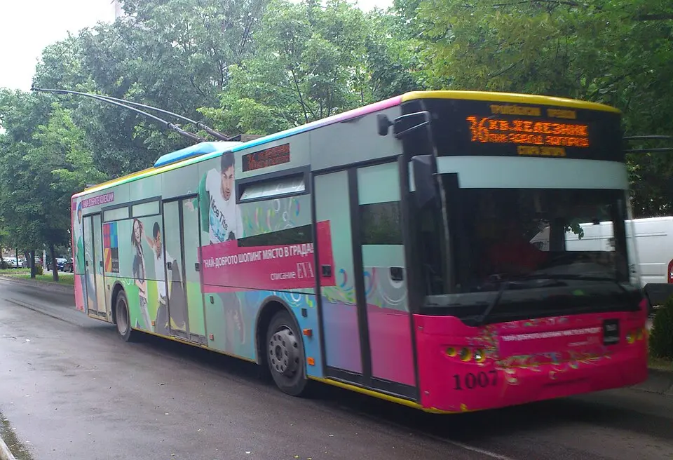 trolleybus de Stara Zagora