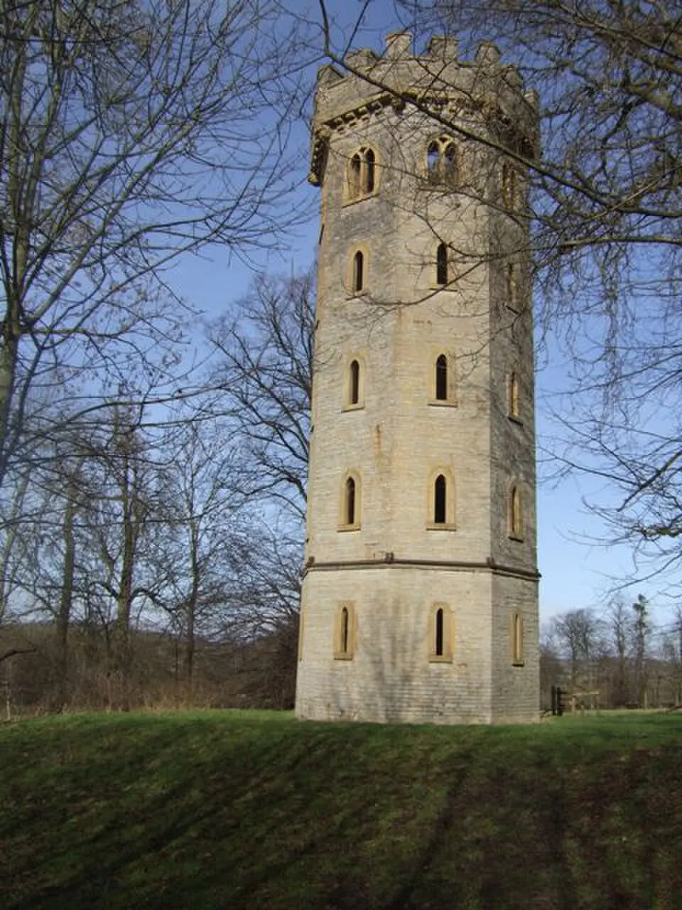 Leicester Tower To West Of Abbey Manor House