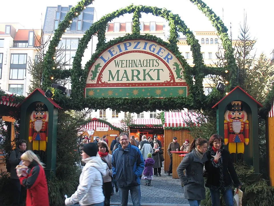 Image: Xxlfussel · CC BY-SA 3.0 Marché de Noël de Leipzig