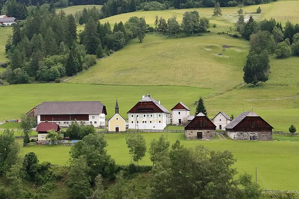 Bild: C.Stadler/Bwag · CC BY-SA 3.0 AT Bauernhofanlage Gambsgut