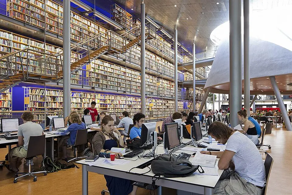 Image: Mecanoo · CC BY-SA 4.0 Bibliotheek TU Delft