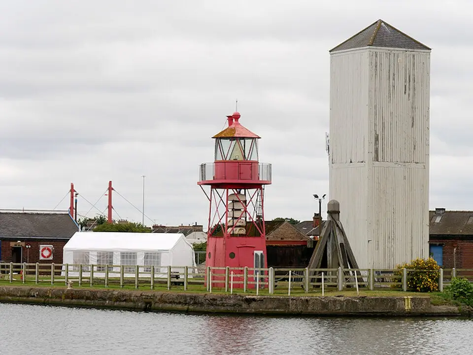 Hydraulic Accumulator Tower Approximately 20 Metres East Of South Dock Basin