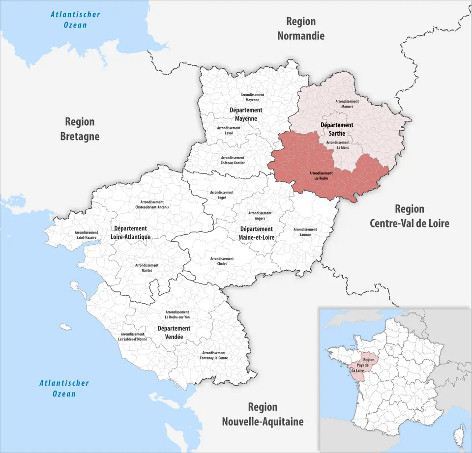arrondissement de la Flèche