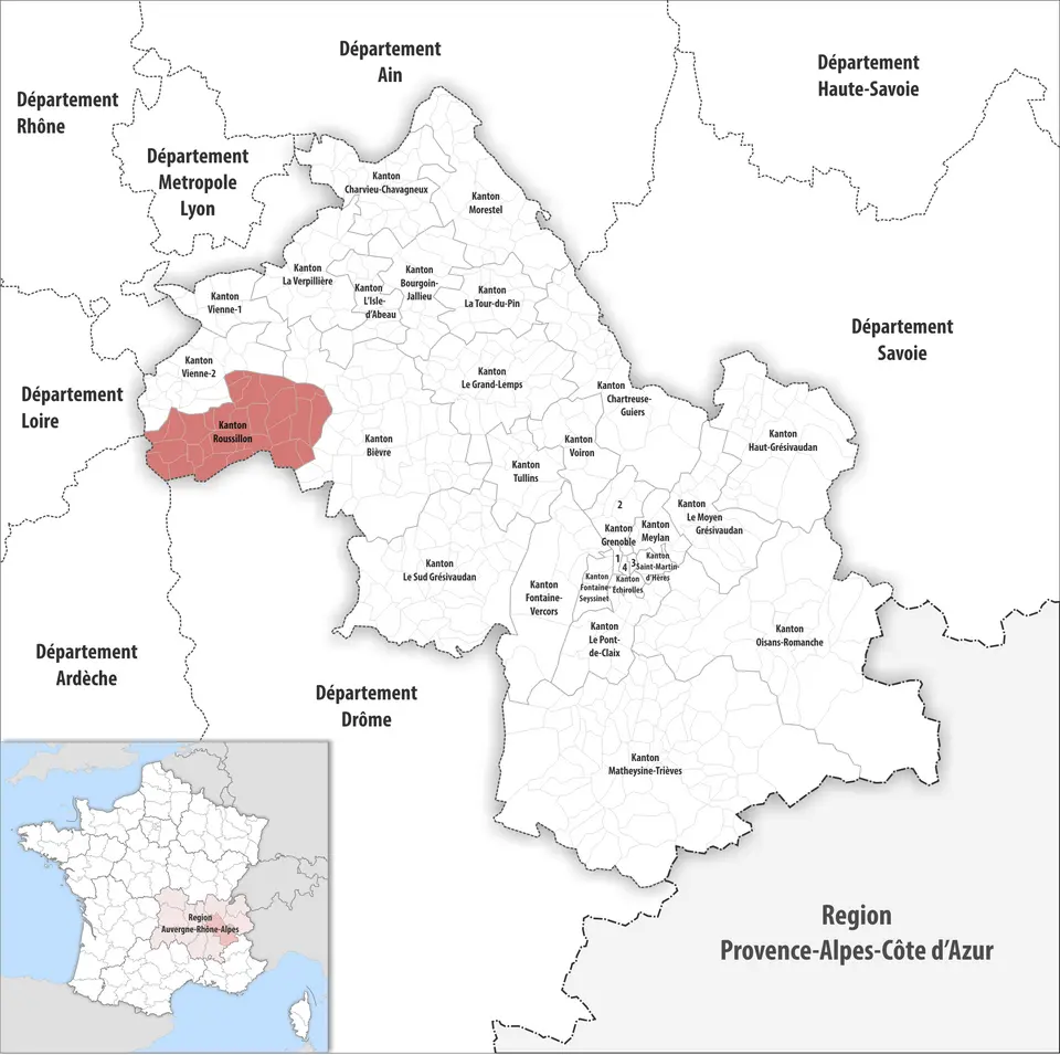 canton de Roussillon