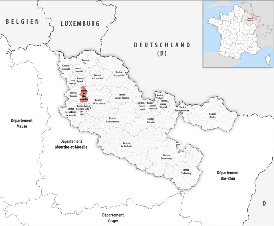 Obrázok: Tschubby · CC BY-SA 3.0 canton du Sillon mosellan