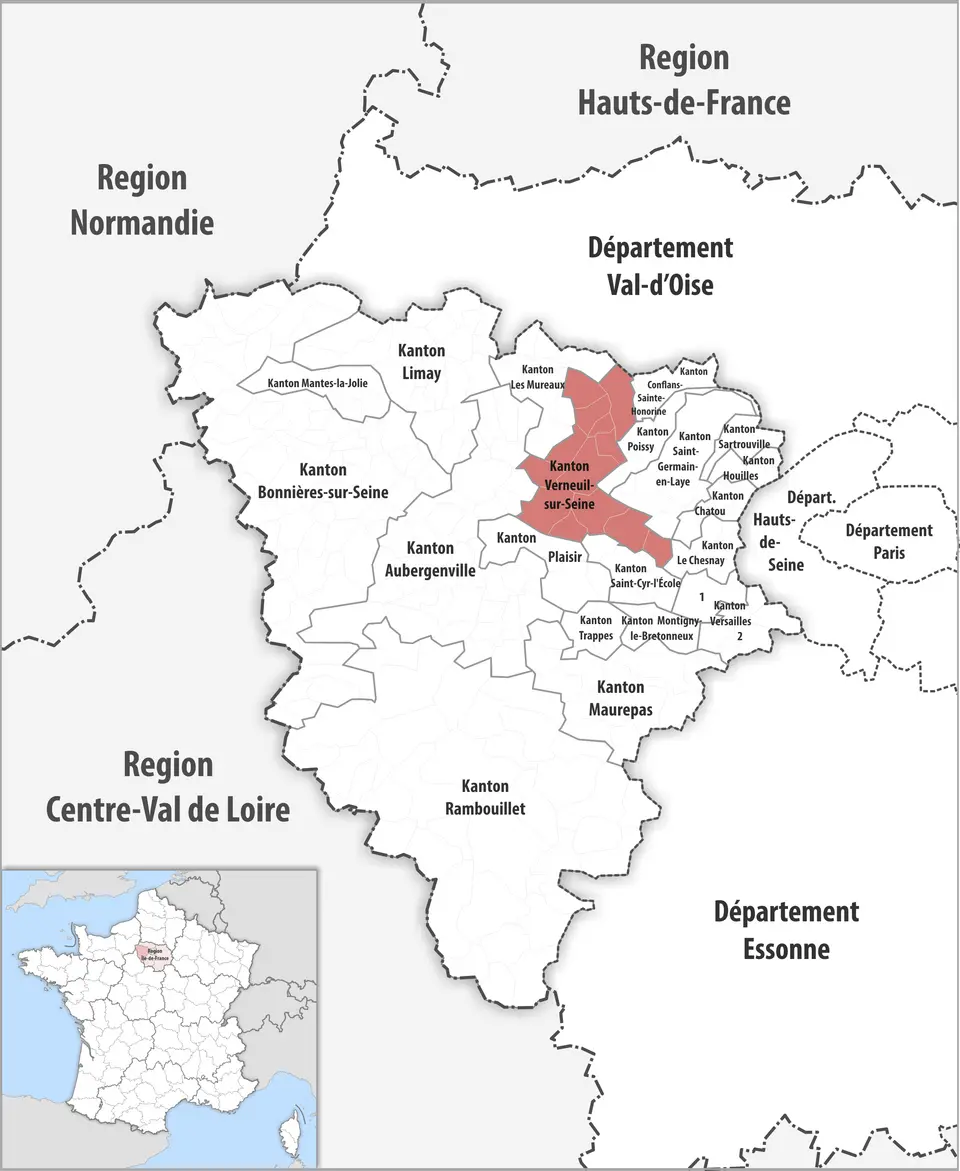 canton de Verneuil-sur-Seine