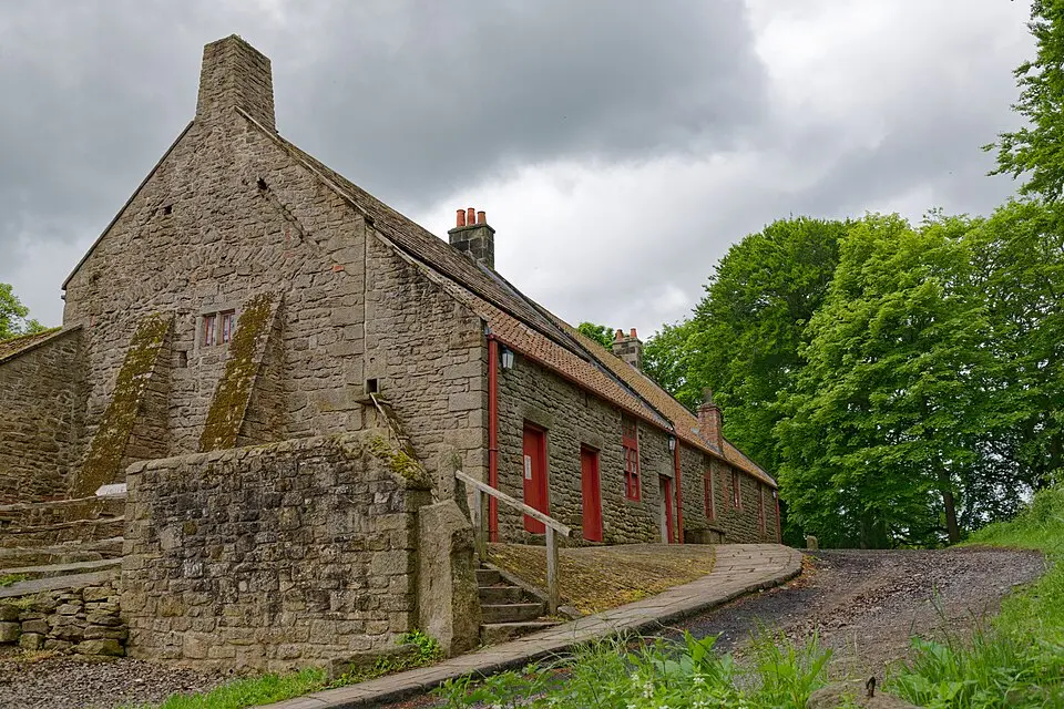 Pele Tower On East Return Of Pockerley Farmhouse