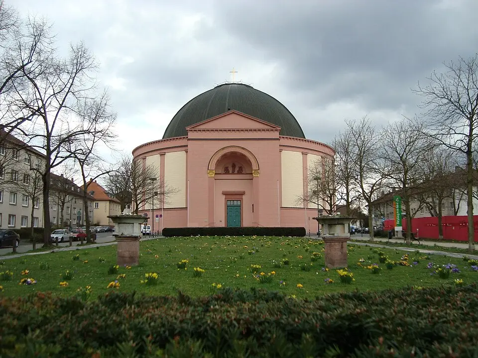 Image: Mstrydom · Public domain église Saint-Louis de Darmstadt