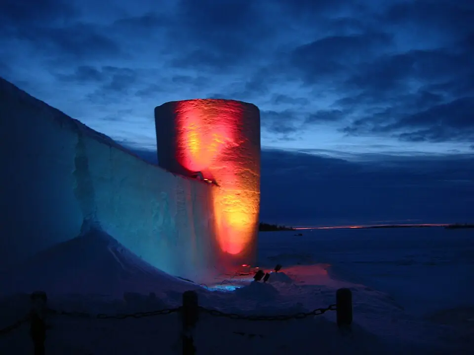 château de glace de Kemi