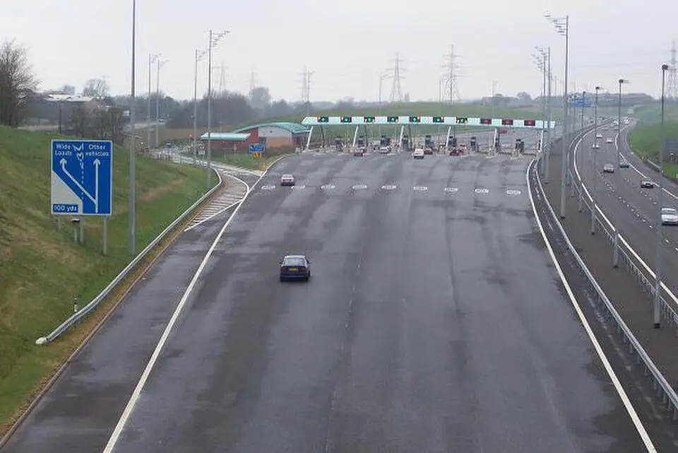 M6 Toll motorway