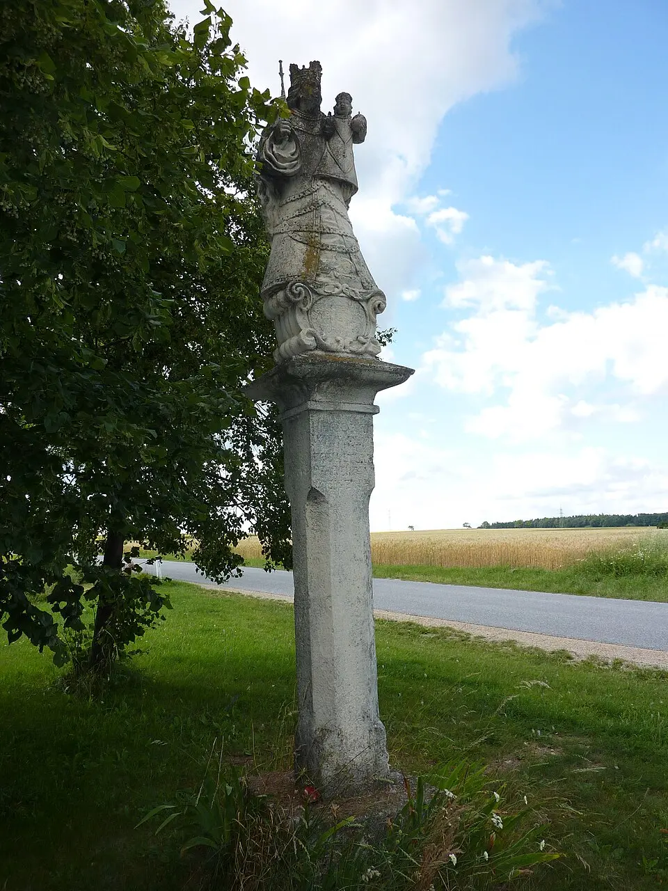 Figurenbildstock, Weißes Kreuz