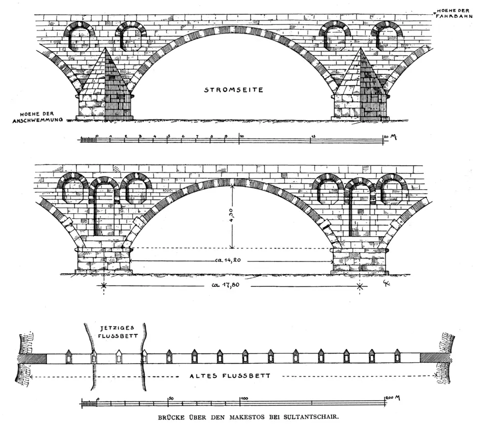Immagine: Theodor Wiegand · Public domain ponte sul Macesto