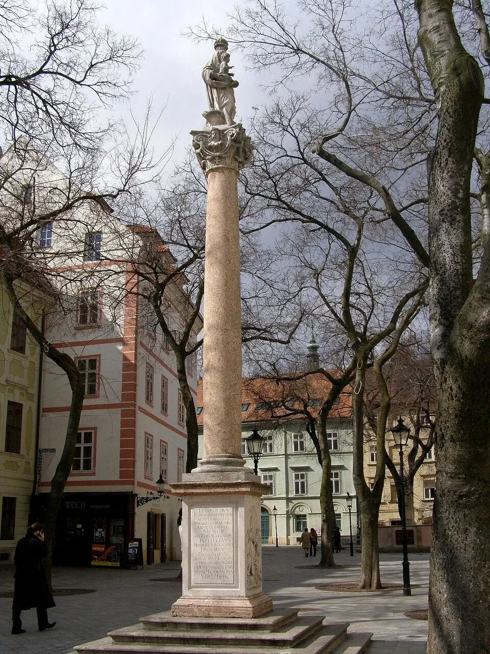 Maria column, Franciscan Square