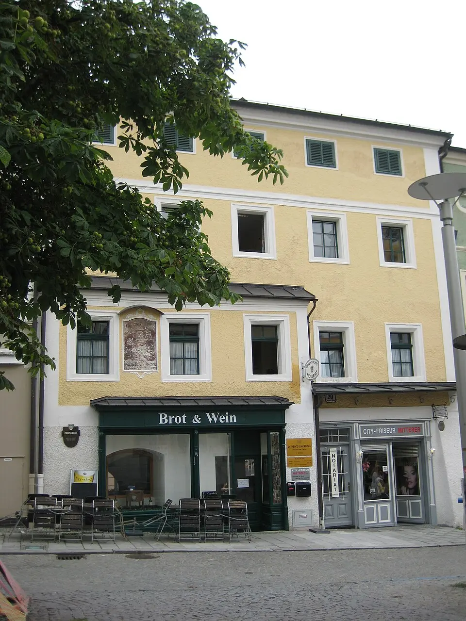 Bürgerhaus, Kragerkerhaus mit Tramdecken