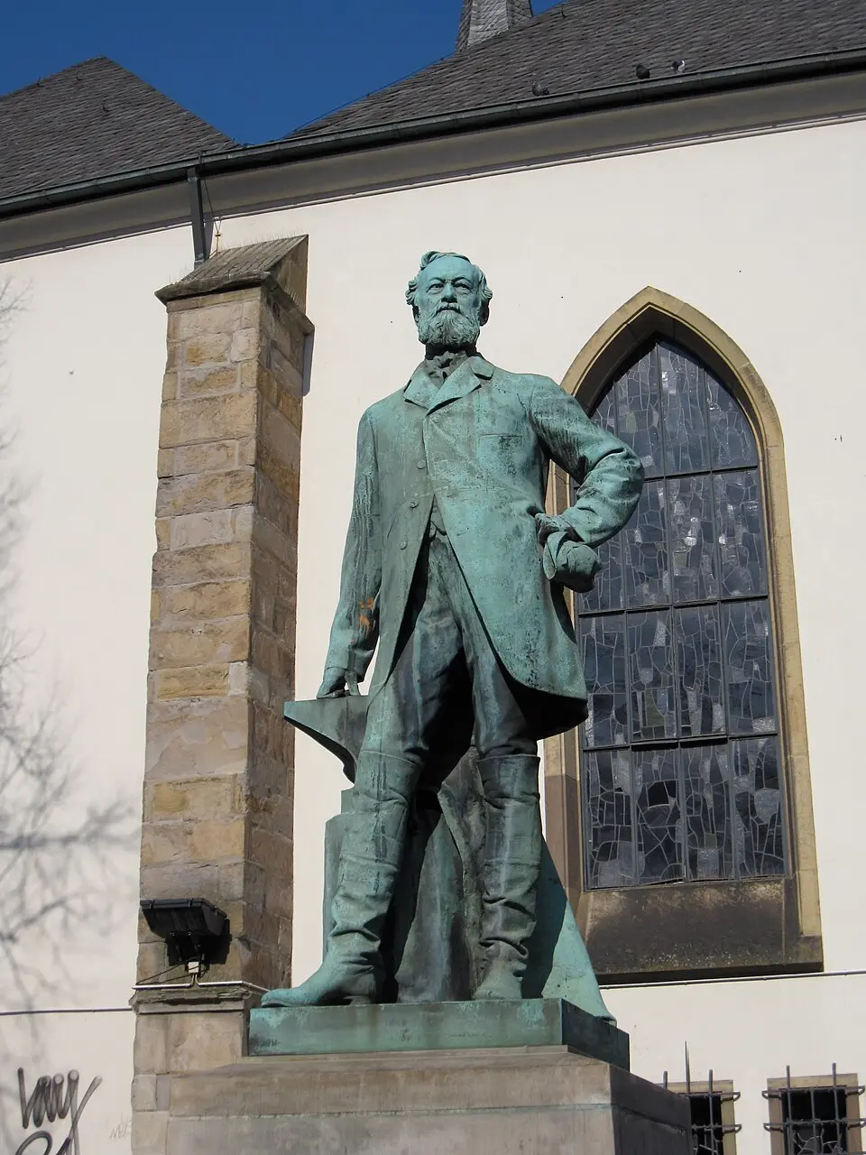 Alfred-Krupp-Denkmal an der Marktkirche