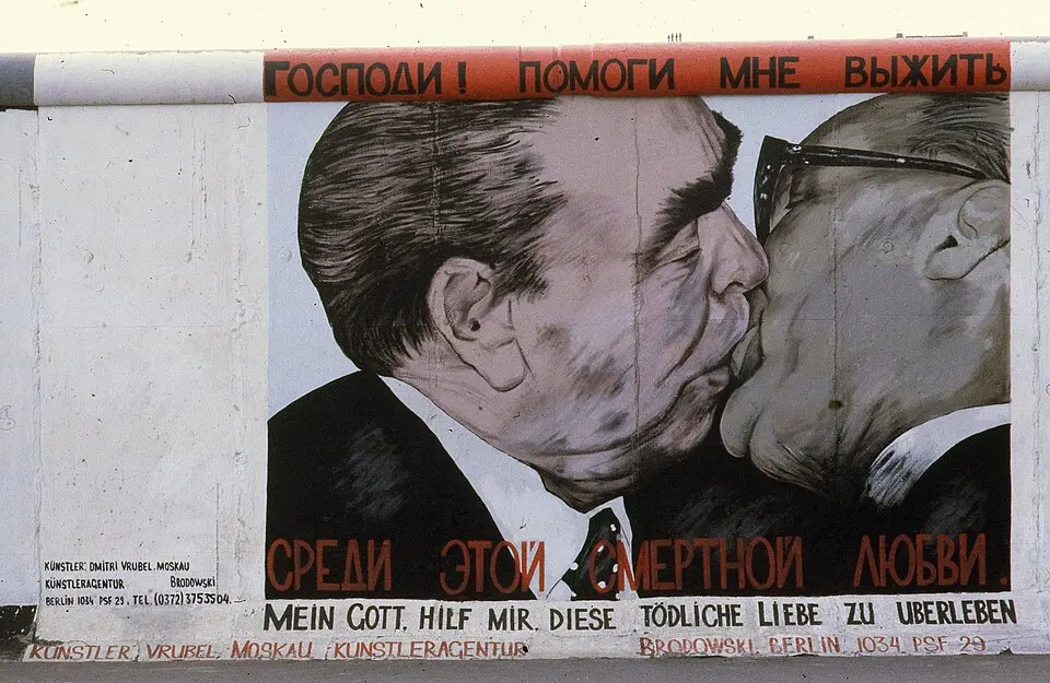 Slika: Dmitri Vrubel · CC BY-SA 3.0 My God, Help Me to Survive This Deadly Love