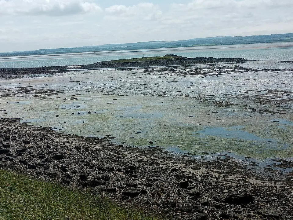 Medieval chapel and associated building on St Cuthbert's Isle